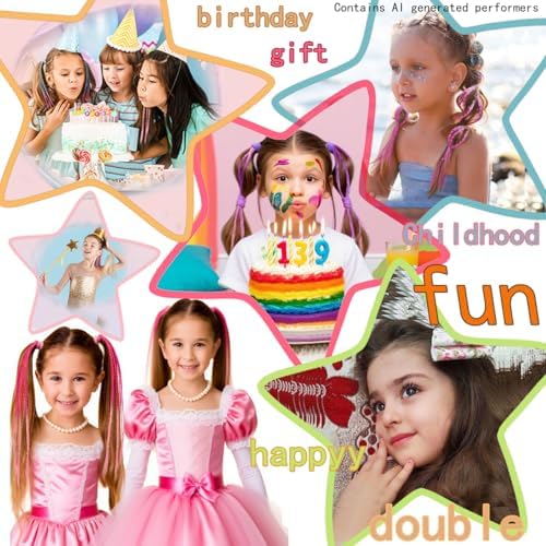 Kids Hair Accessories, Rainbow Braid Ponytail Extensions & Headbands - Image 5