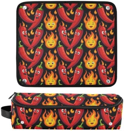 Yuiboo Hair Curler Storage Bag with Heat Resistant Mat - Image 3