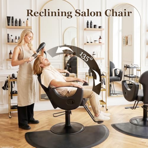 Salon Chair, Barber Chair, Reclining Hair Salon Chair for Hair Stylist - Image 4