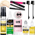 Lace Melting and Holding Mousse Glue-Less Hair Adhesive for Wigs, Wig Glue Lace Melting Spray Lace Melt Mousse for Closure Wigs Extensions, Wig Melting Mousse Supreme Hold for Wig Hair Wig Remover Kit by WOZUTUNT