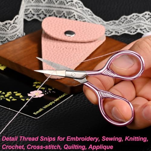 Small Pointed Scissors for Women Men Facial Hair, Beard, Mustache - Image 6