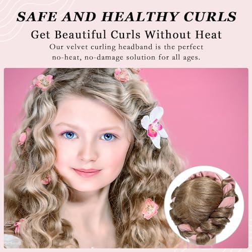ZILAMPU Heatless Curls Overnight Long Hair No Heat Hair Curlers to Sleep In - Image 3