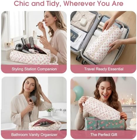 Hollow Bow Hair Tools Bag Compatible with Dyson Airwrap Shark FlexStyle - Image 5