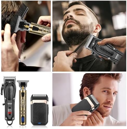 HIENA PRO Hair Clippers for Men, Cordless Hair Cutting Kit - Image 5