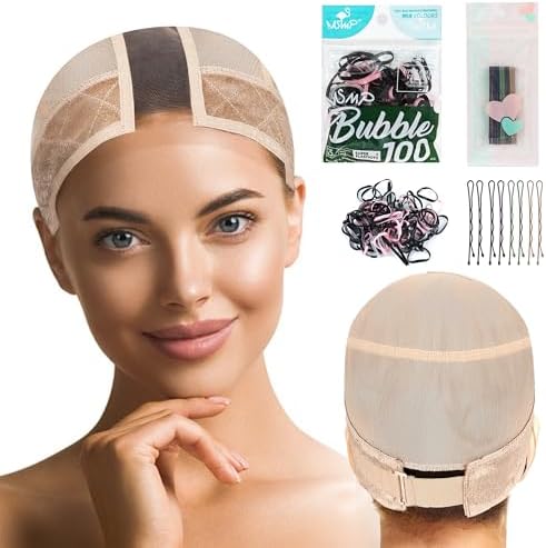 Wig Caps for Women Non Slip - All-in-1 Wig Cap for Lace Front Wigs by Qeedy