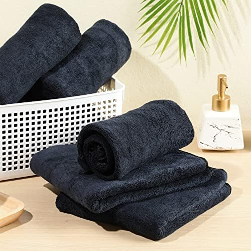 Newwiee 72 Pack Salon Towels Bleach Proof Hair Towel 18 x 30 Inch, Black - Image 5