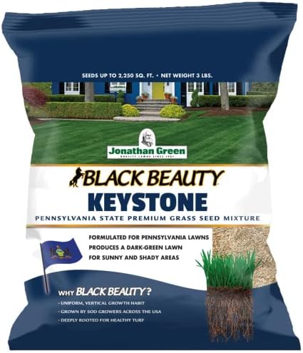 Jonathan Green Black Beauty Keystone PA Grass Seed - 3 lb by JonathanGreen