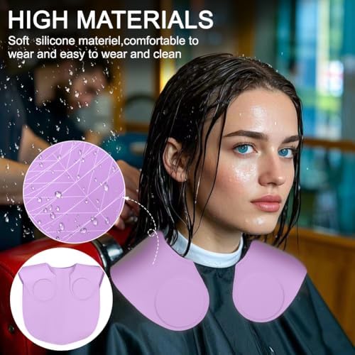 Silicone Hair Cutting Guide Collar - Waterproof Cutting Mat for Hair Stylist - Hair Cutting Cape - Image 3