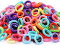 120 Pcs Baby Hair Ties, Cotton Toddler Hair Ties for Girls and Kids, Multicolor Small Seamless Hair Bands Elastic Ponytail Holders,Bright Color by WillingTee