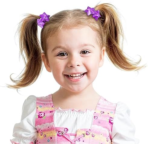 24pc Star-Shaped Multicolored Twin Bead Ponytail Ball Elastics Value Pack - Image 7