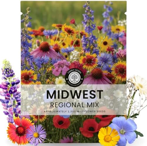 Midwest Regional Mix – 2,500 Seeds for Planting – 2026 Season – 5 Gram Pouch by FamilySown