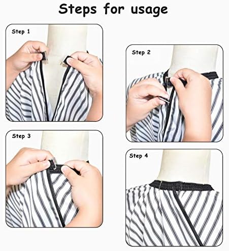 Professional Hair Cutting Cape with Hair Styling Comb,Waterproof Salon Barber Cape,Hair Cutting Accessories Hairdressing Gown - Image 6