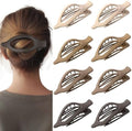8 Pack Flat Brown Hair Clips – Neutral Matte French Brown Claw Clips for Women, Strong Hold Non-Slip Hair Barrettes for Everyday Office or Coffee Look by CentStar