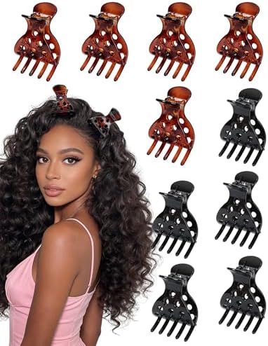 Hair Volume Clip 10 PCS，curly hair clips Root Clips for Curly Hair Volume and Claw Clips for Thick Hair, No Crease curl clip for styling. by NAISIER