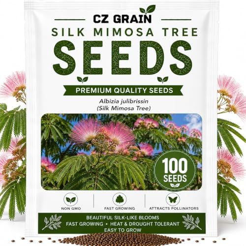 Silk Mimosa Tree Seeds for Planting Ornamental Tree 100 Premium Seeds by CZGrain