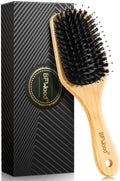 BFWood Boar Bristle Hair Brush, Paddle Detangling HairBrush for Women Men by BFWood
