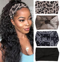 XTREND 4 Packs Wide Headbands Fashion Headscarf Bohemian Style Elastic Knotted Non-slip Headband Suitable For Black Women Outdoor Yoga Sports Printed Hair Accessories by XTREND