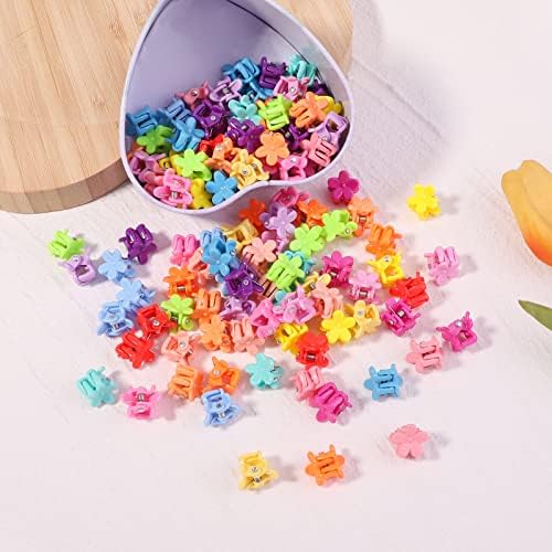 128PCS Baby Girls small Barrettes Hair Claw Clips Flower Hair Hair Accessories Barrattes for School Girls Kids Teens - Image 6