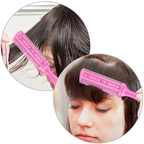 Maitys 3 Pcs Razor Combs for Hair Cutting with 10 Blades - Image 4