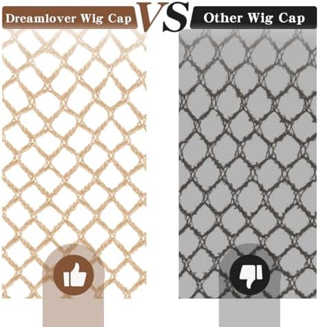 Dreamlover Nude Hair Caps, Soft Breathable Elastic Mesh Wig Cap, 3 Pieces - Image 4