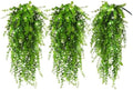 RECUTMS Hanging Plants Outdoor UV Resistant Faux Draping Green Plants 3Pack by RECUTMS