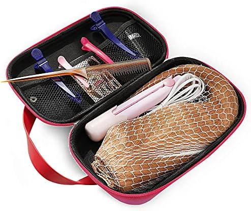 RemeeHi Hair Lace Wig Travel Bag Storage Case,Hair Wig Hair Tools Hairdressing Bag, Hair Stylist Cosmetic Organizer with Accessory Pockets Small G107 - Image 6