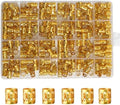 400PCS Gold Hair Clips Hair Jewelry Aluminum Dreadlocks Metal Cuffs For Hair Braids Hair Accessories, Adjustable Metal Cuffs Braiding Hair Rings for Box Braids (Golden) by Loceast