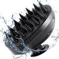 Sosoon Scalp Massager Shampoo Brush, Hair Scalp Scrubber Shower Hair Brush Head Massager for Stress Relax Hair Growth, Dandruff Brush Scalp Exfoliator for Women Men Kids Pets, Black by Sosoon