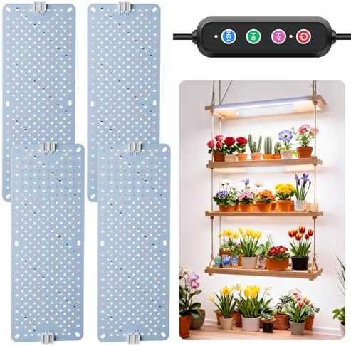 40W Full Spectrum Grow Lights Panel for Indoor Plants by LPMZMBL