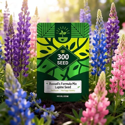 Lupine Seeds to Plant, Mixed Colors Perennial Wildflower Pollinator Magnet by Unknown