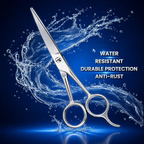 UM Supplies Scissors 6.5 | Premium Barber Shears For Hair Cutting | Multiple Purpose Cutting Scissors | Haircut Scissors For Salon I Women | Mens | kids I Pets - Image 4