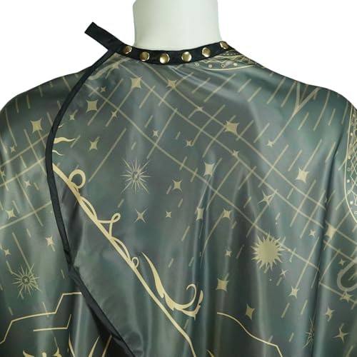 Barber Cape for Men Hairdresser Gown with Copper Snaps, 63"×56" (Sun) - Image 3