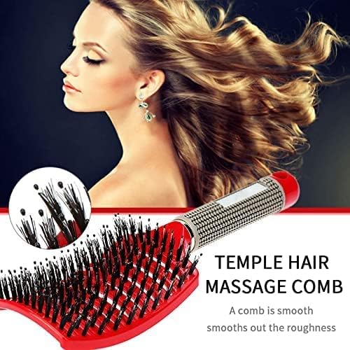 Magical Ultra Detangling Brush for Wet or Dry Hair, Detangler Brush, Fast Drying Styling Massage Hairbrush for Men, Women and Kids (2pcsRainbow-G) - Image 6