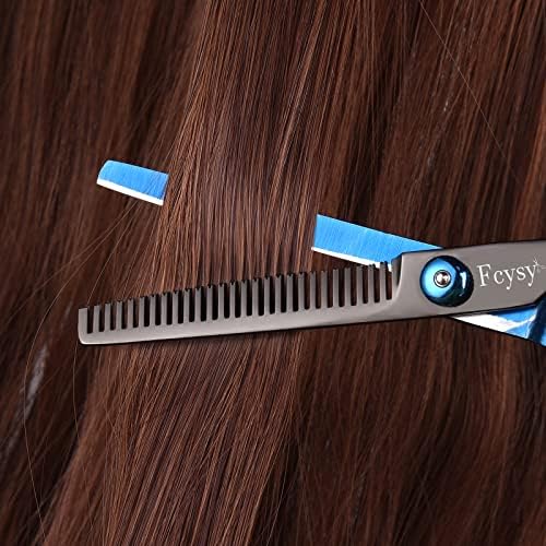 Hair Cutting Scissors Hair Shears Set, Fcysy Professional Barber Shears Thinning Scissors Kit for Haircutting, Hairdressing Shears Salon Accessories for Women Men - Image 4