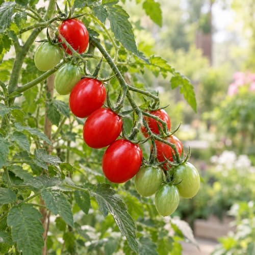 ZEshops 200 Red Grape Tomato Seeds for Planting, Vegetable Garden by ZEshops