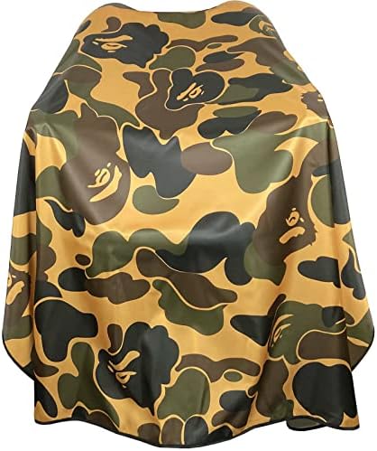 Barber Cape for Men Professional Hair Cutting Salon Cape with Snaps Waterproof Hairdressing Styling Cape- 63”× 56” by Unknown