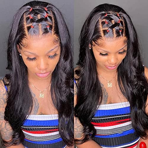 BEEOS 250% Density 5x5 SKINLIKE Real HD Lace Closure Wig, 0.10mm Ultra-thin Invisible HD Lace Bleached Knots Pre-Plucked Body Wave Human Hair Wigs 22 Inch - Image 5