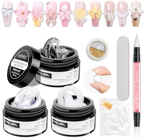 3D Sculpting Gel for Nail Art 3d Gel Nail Art Non Stick Hand by SUPWEE