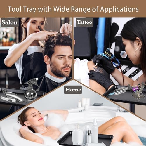 Salon Señor Salon Tray on Wheels,Height Adjustable Salon Color Tray Rolling Instrument Tray for Hair Stylist - Image 6