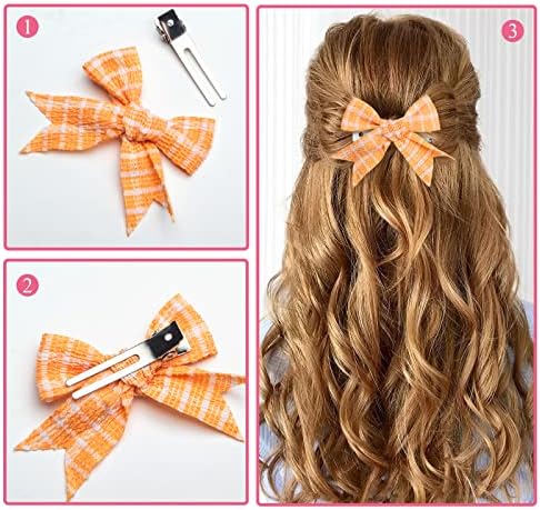 Gingbiss 60Pcs Double Prong Pin Curl Clips, 1.8 inch Duck Billed Hair Clips - Image 7
