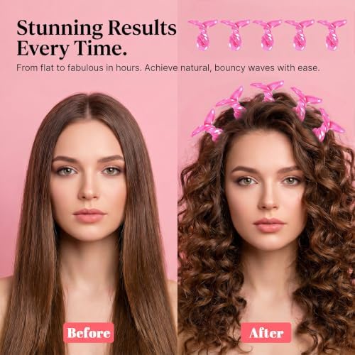 15 Pcs Hair Curler Rollers Soft Satin Sponge Rollers DIY Night Sleep Foam Hair Styling Tools Flexible Pillow Sponge Curlers for Women Tousle Hairstyle No Heat Heatless - Image 4