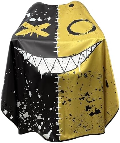 Barber Capes for Men Hair Cutting Capes with Snaps Salon Capes for Stylists Waterproof Hairdresser Gown Cape- 63”× 56”(Yellow) by Unknown