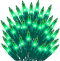 Ultra-Bright Connect End to End Green Christmas Mini Light 300L 63.8Ft(2Sets-Each 150L)UL Listed Incandescent Bulb String Light for Indoor Outdoor Holiday Garden Party Christmas Tree Decor by TWINGLEHOME