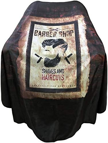 Barber Cape for Men, Haircut Cape with Snap Closures, Professional Salon Cutting Cape, Large Waterproof Hairdressing Cape Gown Apron for Hairstylist- 63”× 56”(Poster) - Image 7