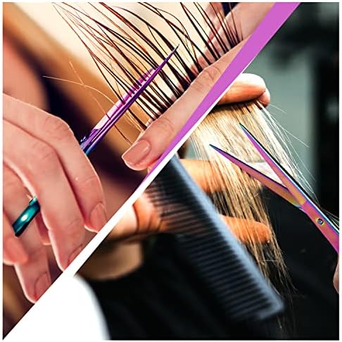Utopia Care Hair Cutting and Hairdressing Scissors 6.5 Inch, Premium Stainless Steel Shears with Smooth Razor and Sharp Edge Blades for Salons, Men, Women and Kids, Rainbow - Image 5