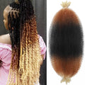 Celie Marley Twist Braiding Hair Pre-Fluffed 18 Inch 8 Packs Spring Cuban Twist Hair Springy Afro Twist Hair Wrapping Hair for Soft Faux Locs Pre Stretched Kinky Mini Natural Bob Two Strand 1B/30/613# by Celie