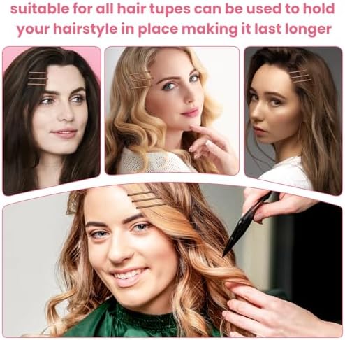 Brown bobby pins, cute box, pain-free, comfortable, all-day styling and buns. Suitable for all hair types. (Brown-04) - Image 4