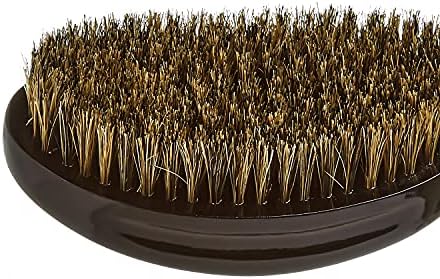RED by KISS 360 Power Wave X Bow Wow Curved Palm Boar Brush 100% Natural Medium Soft Bristles - Image 2