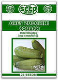 Grey Zucchini Squash Seeds - 25 Seeds Non-GMO by The+Seed+Plant