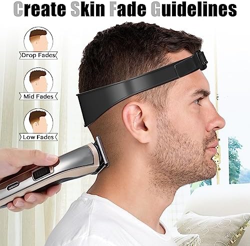 AOMGD Neckline Shaving Template and Adjustable Hair Trimming Guide,Black - Image 3
